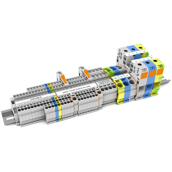 WAGO 282-445 Rail-Mount Terminal Block