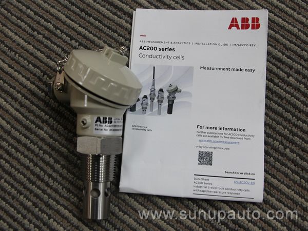 Spot sales ABB AC221/231231/STD 2-electrode stainless steel conductivity cells, AC220 series.
