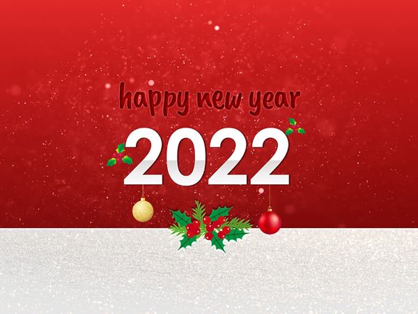 Happy new year 2022 Sunup