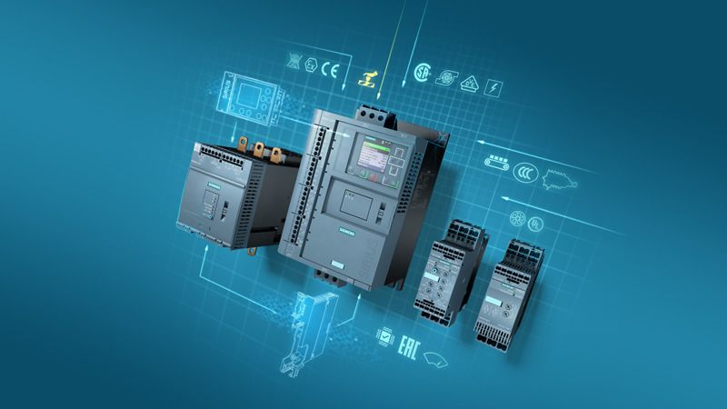 Siemens 3RW soft starters Siemens 3RW soft starters
