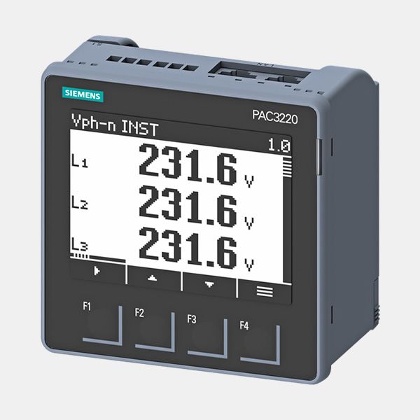 Siemens 7KM3220-1BA01-1EA0 SENTRON PAC3220 Power Monitoring Device