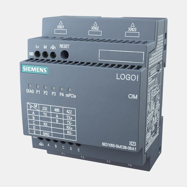 6ED1055-5MC08-0BA1 Siemens LOGO! CIM Communication Interface Module 6ED10555MC080BA1