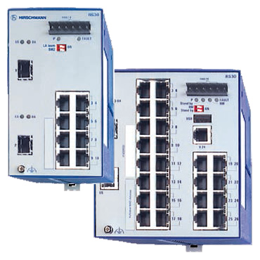 Hirschmann RS30 gigabit ethernet switch RS32-2402O6O6SPAEHF09.0