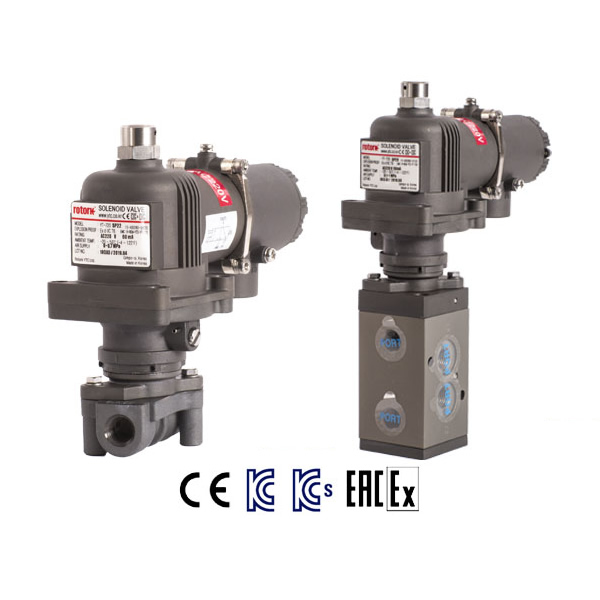 Rotork YT-720-D-N-3-3 explosion proof type 4way solenoid valve